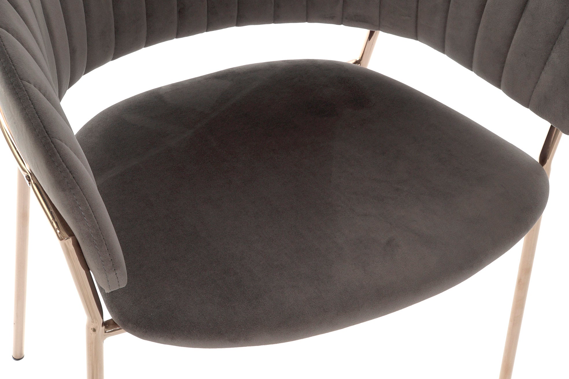 Silla Poliester Metal 58X53X73 Terciopelo