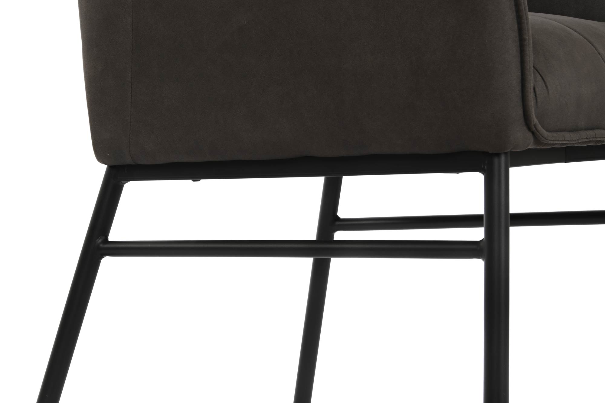 Silla Microfibra Metal 60X60X84 Simil Piel