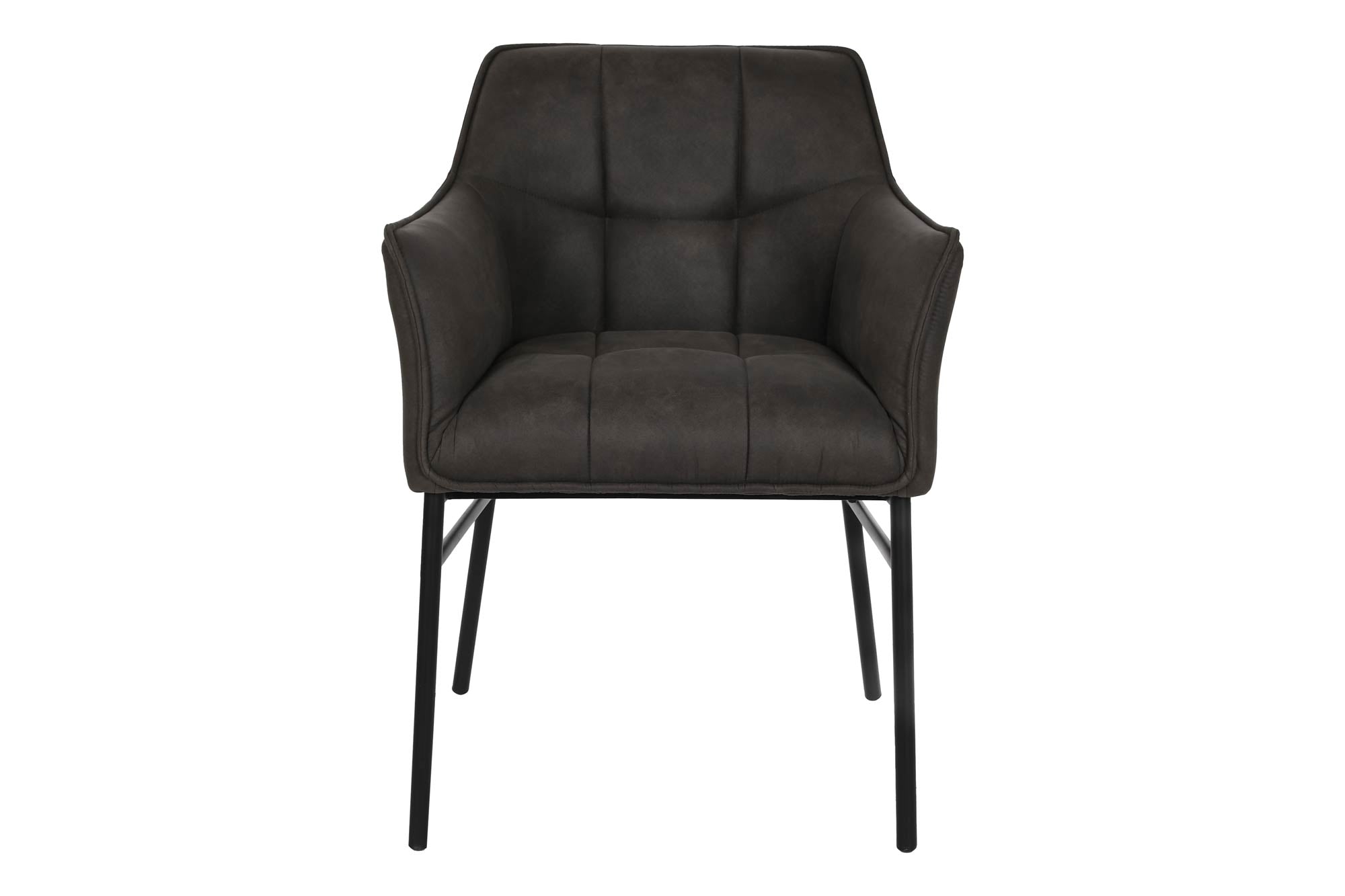 Silla Microfibra Metal 60X60X84 Simil Piel