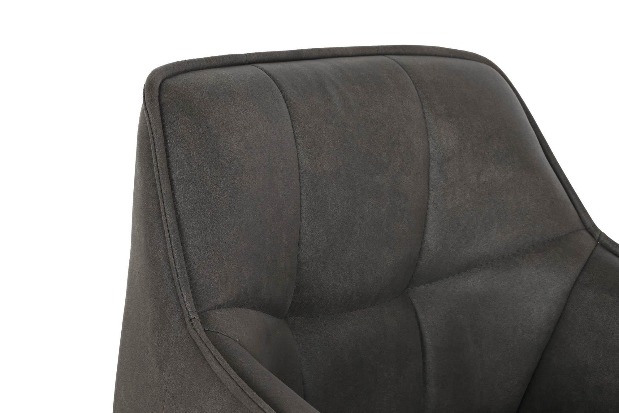 Microfiber Metal Stool 59X60X107 Faux Leather