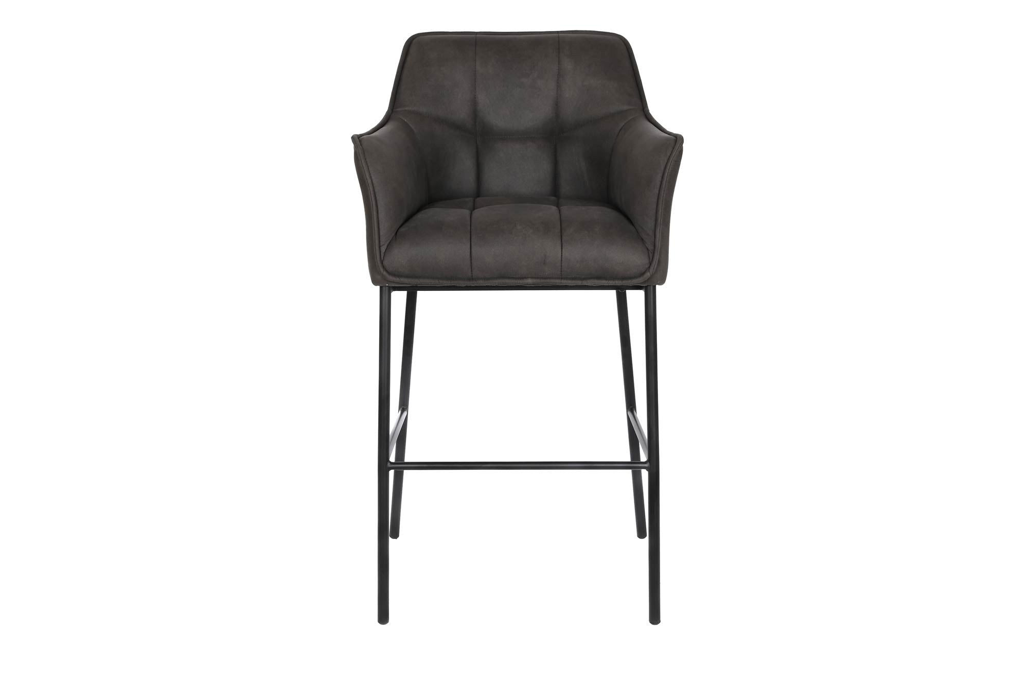 Microfiber Metal Stool 59X60X107 Faux Leather