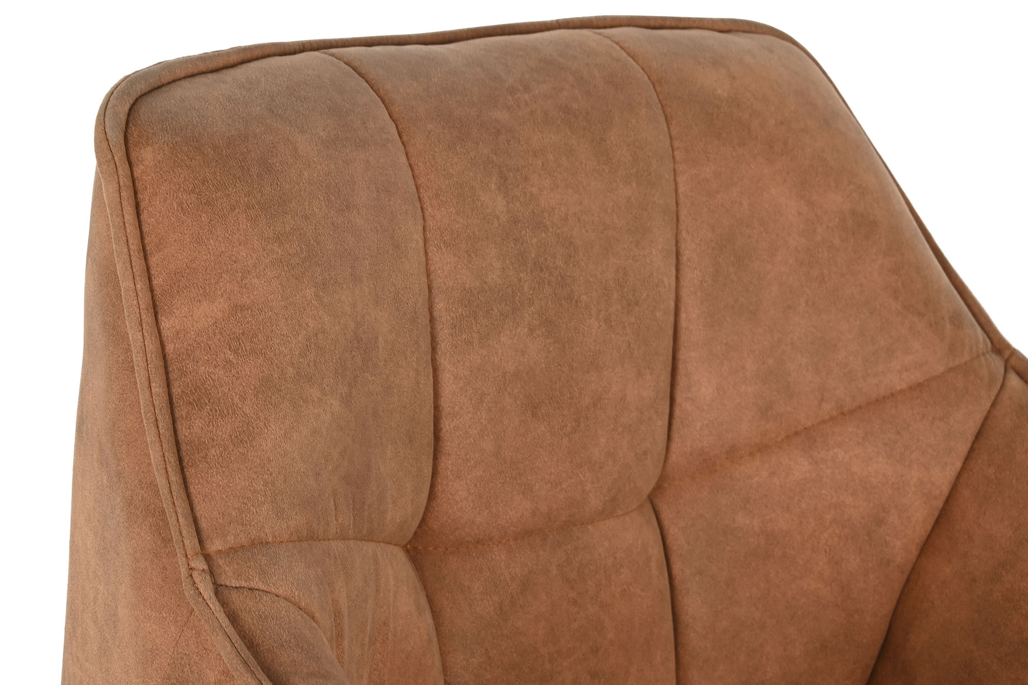 Microfiber Metal Stool 59X60X107 Faux Leather