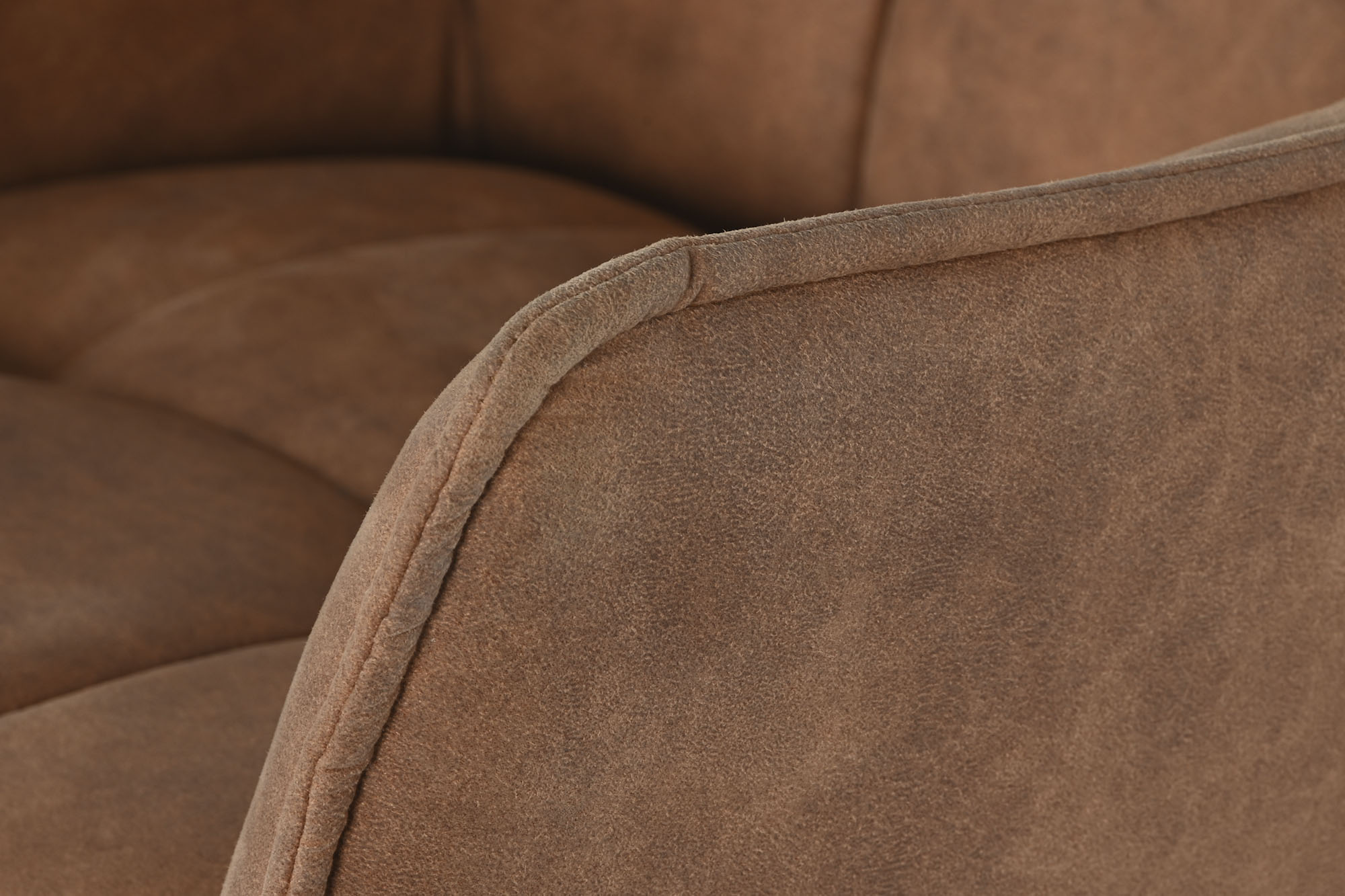 Microfiber Metal Stool 59X60X107 Faux Leather