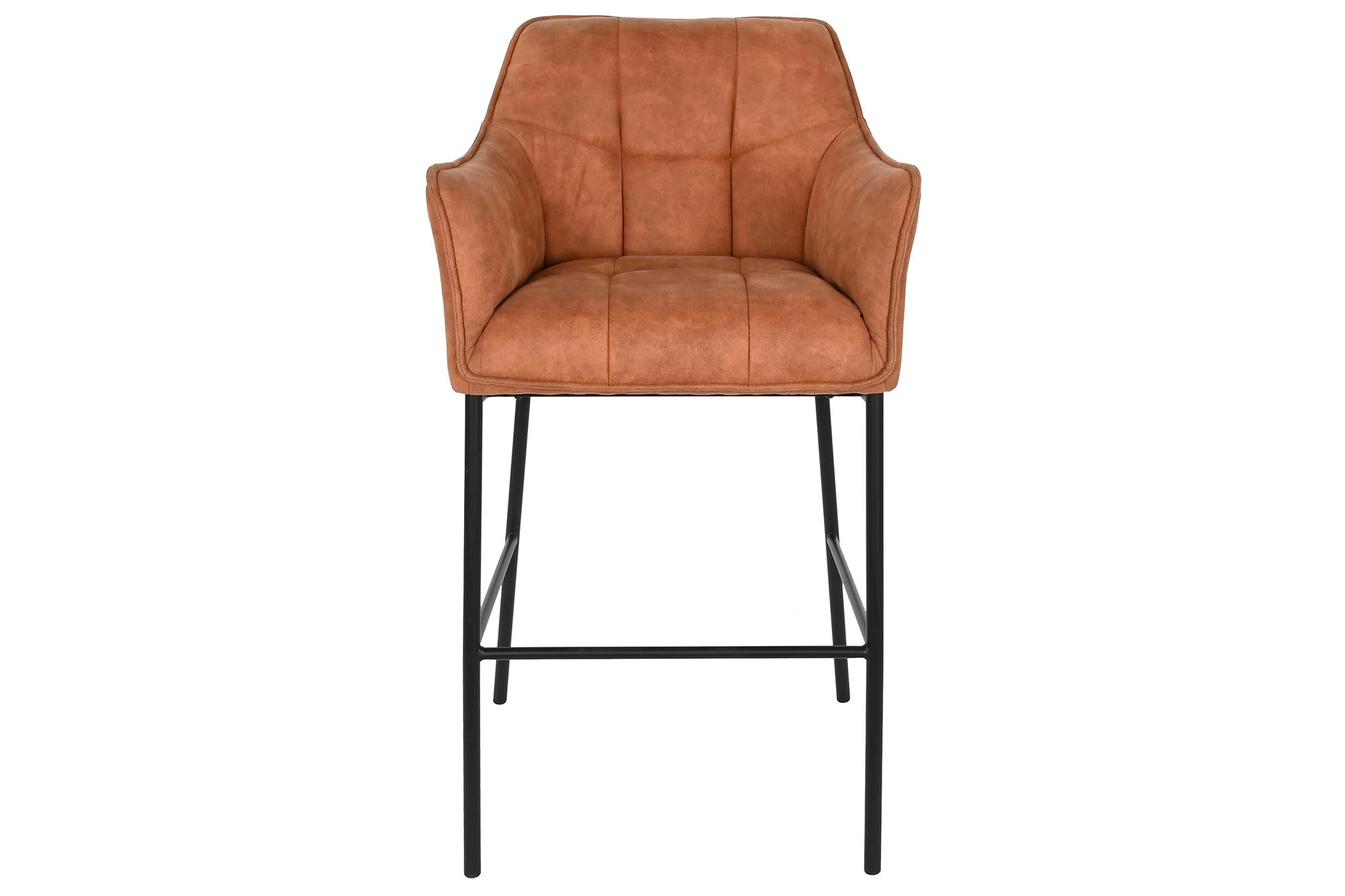 Microfiber Metal Stool 59X60X107 Faux Leather