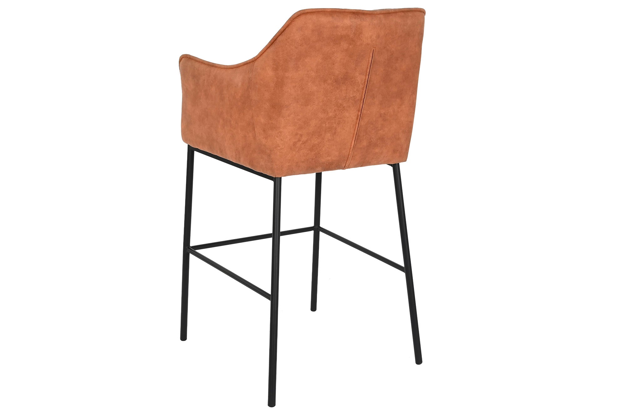 Microfiber Metal Stool 59X60X107 Faux Leather