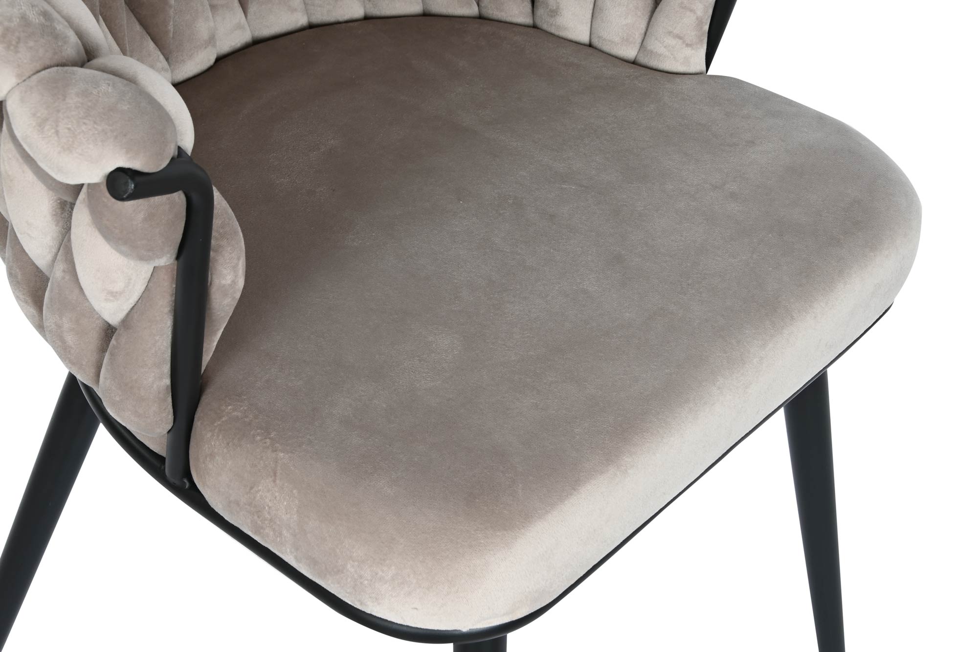 Polyester Metal Chair 60X66X84 Beige