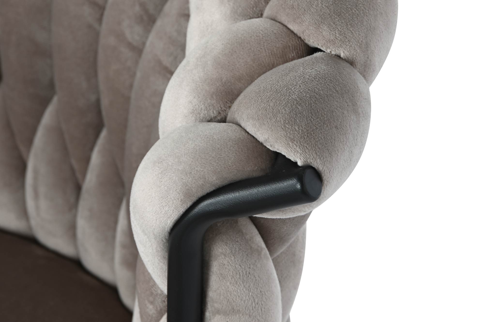 Polyester Metal Chair 60X66X84 Beige