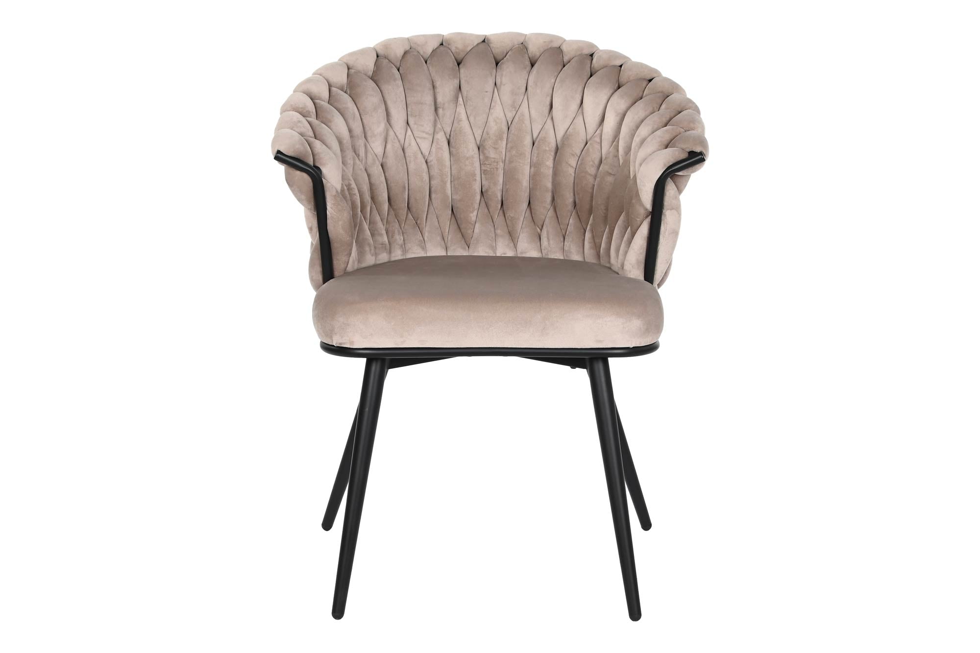 Polyester Metal Chair 60X66X84 Beige