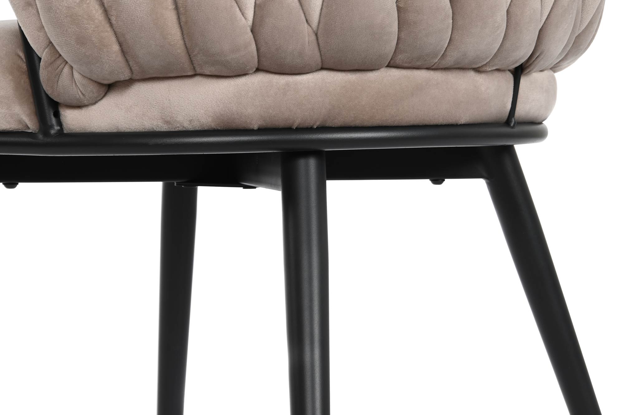 Polyester Metal Chair 60X66X84 Beige