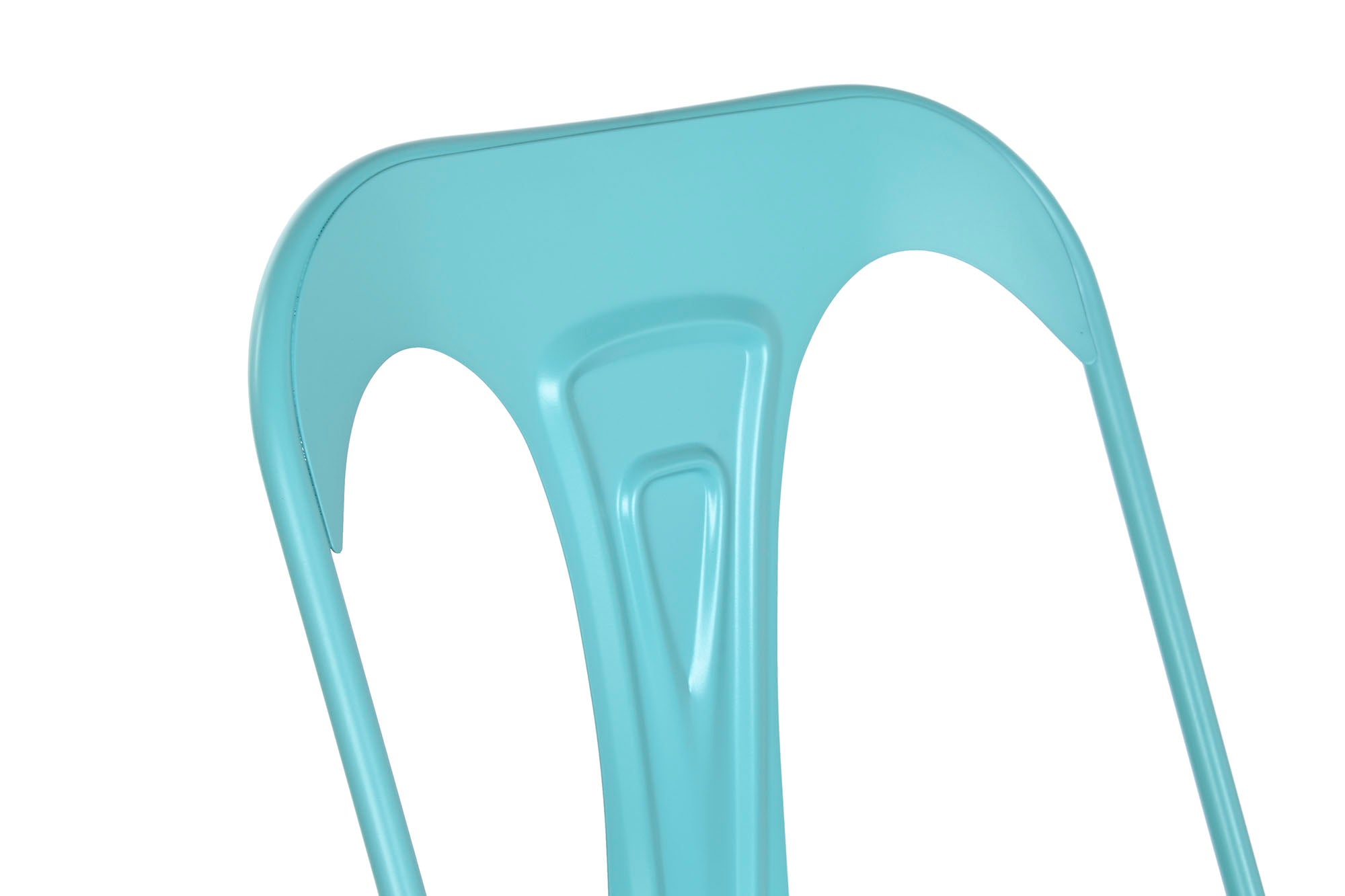 Metal Stool 44X48X113 Navy Blue Backrest