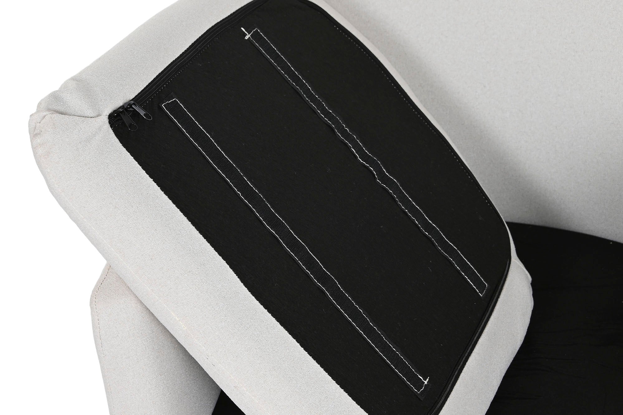 Sillon Poliester Metal 66X62X75 Greige