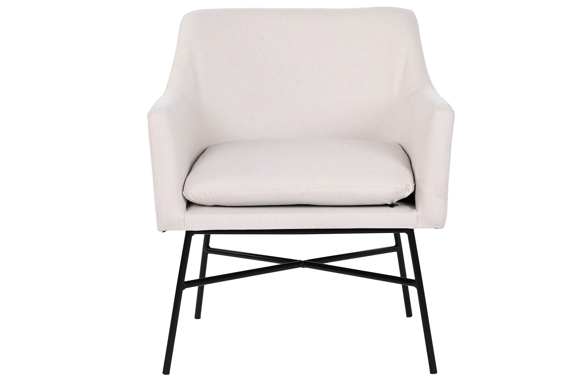 Sillon Poliester Metal 66X62X75 Greige