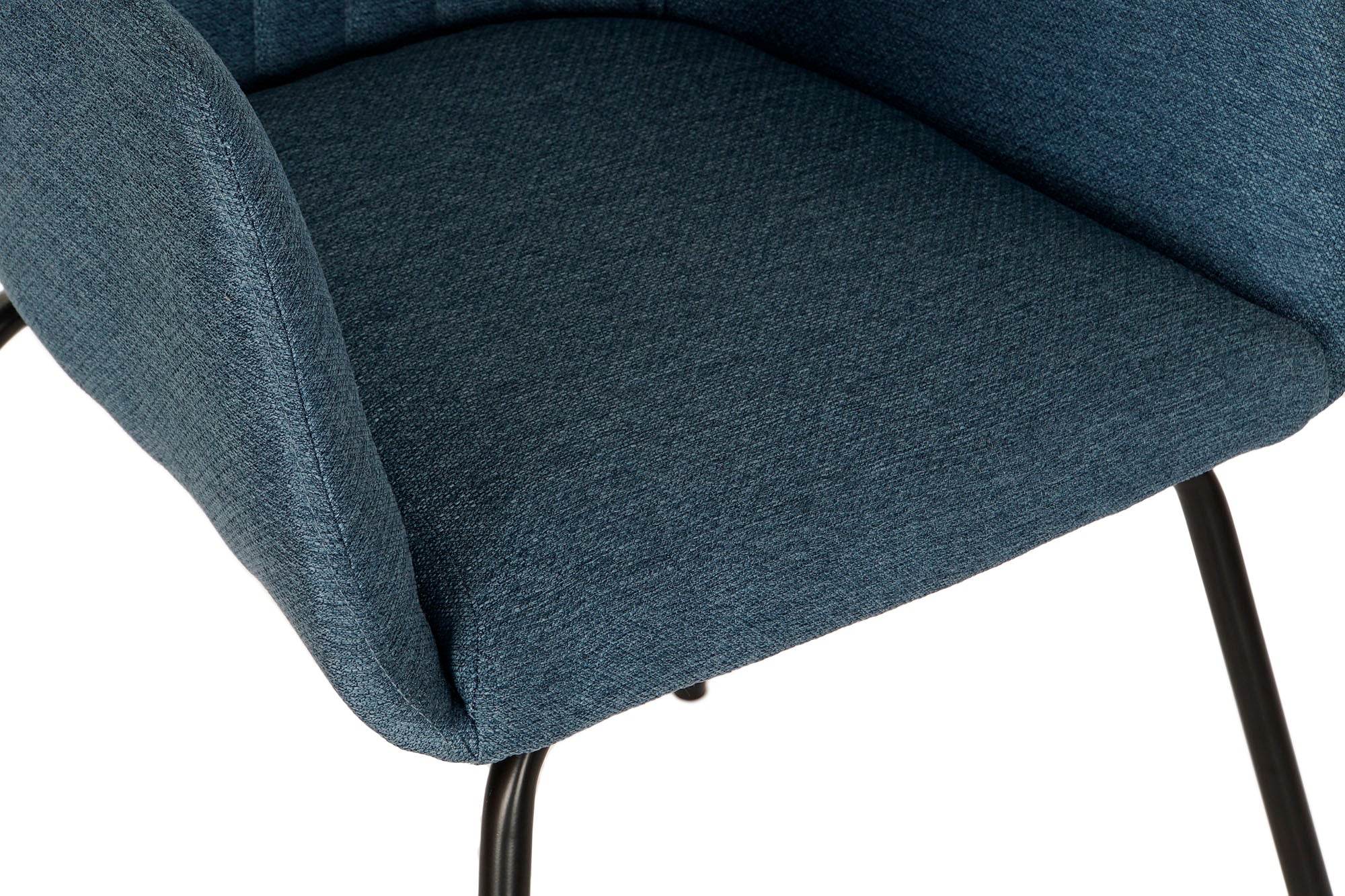 Polyester Metal Chair 55X56X83 Blue