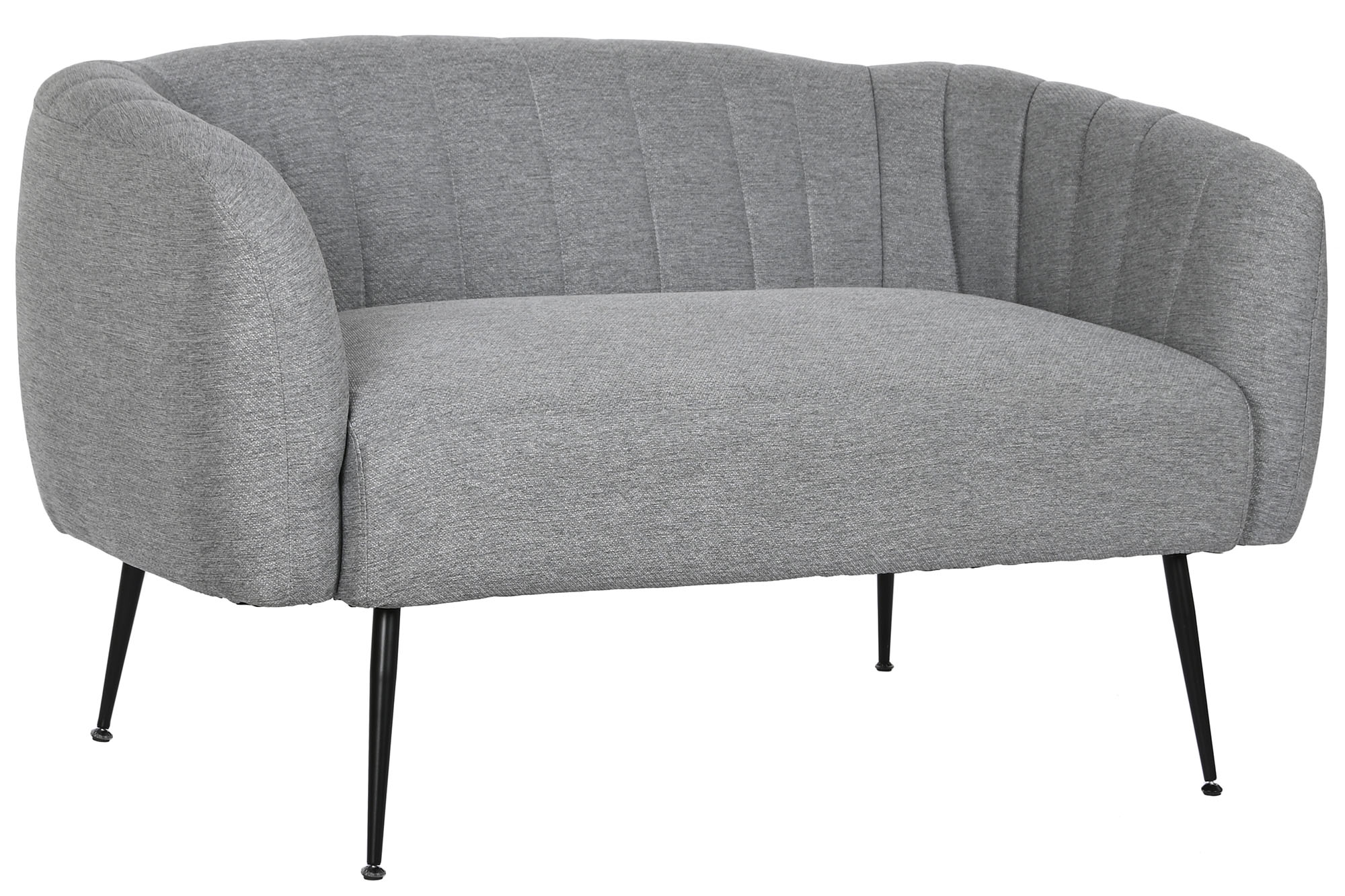 Sofa Poliester Metal 129X75X73 Gris