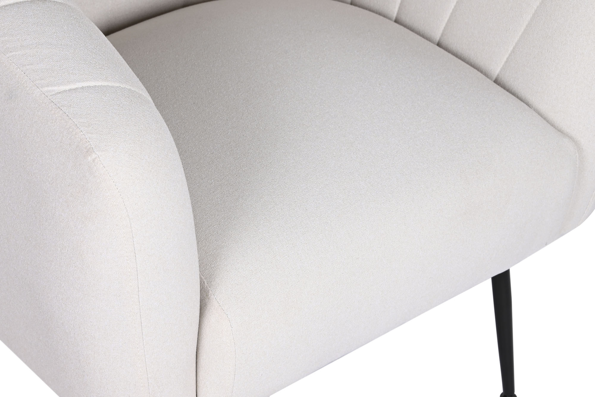 Sillon Poliester Metal 81X75X73 Beige