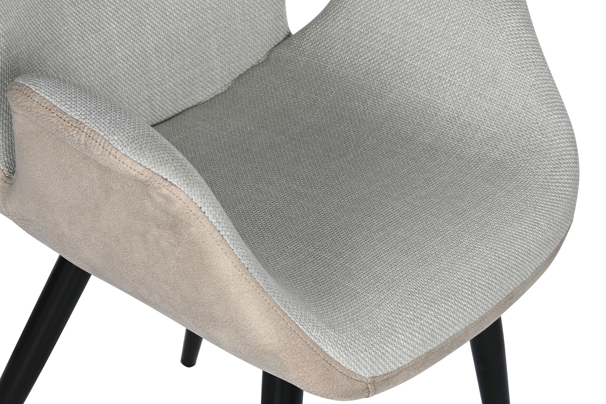 PU Metal Chair 62X62X83 Beige