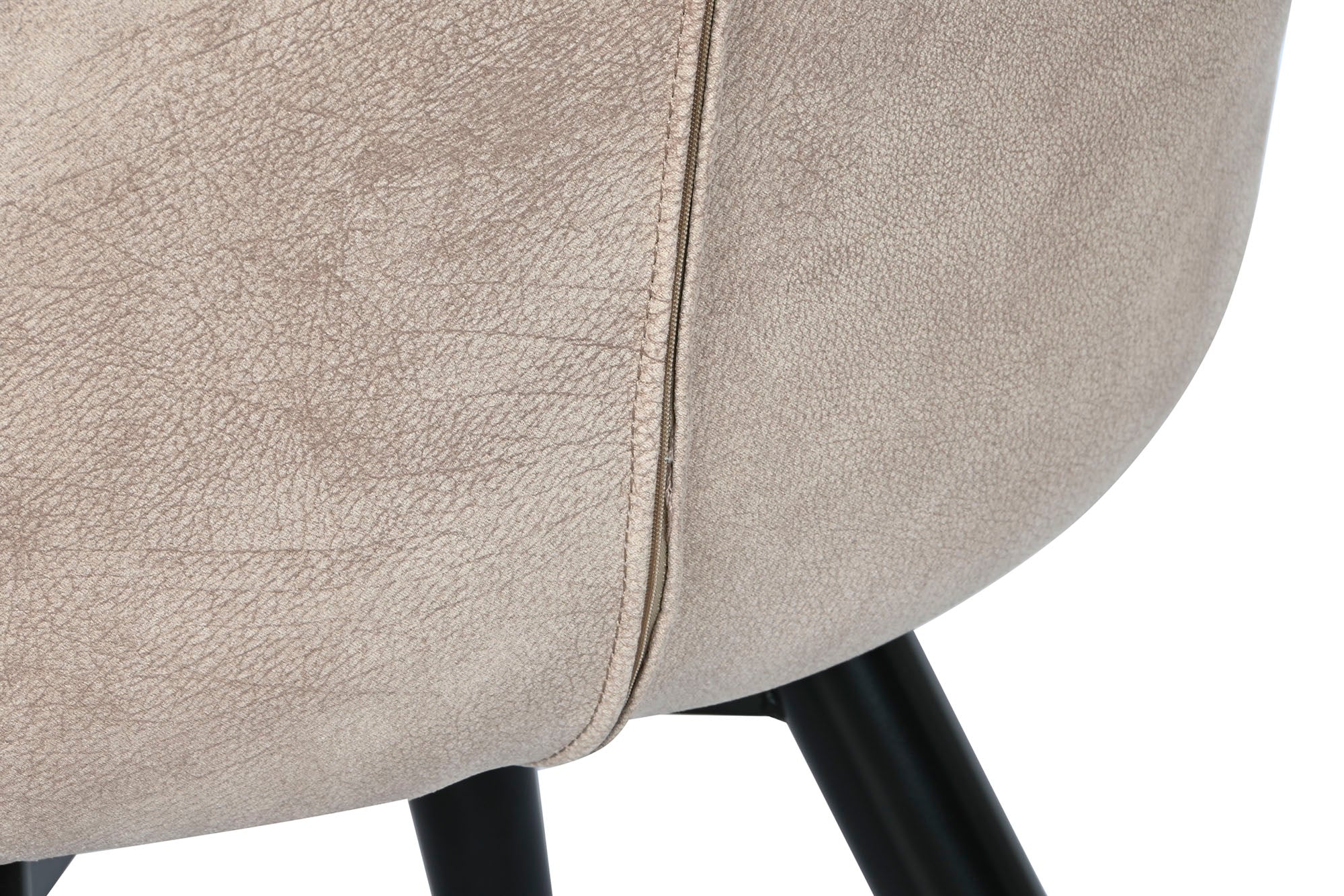 PU Metal Chair 62X62X83 Beige