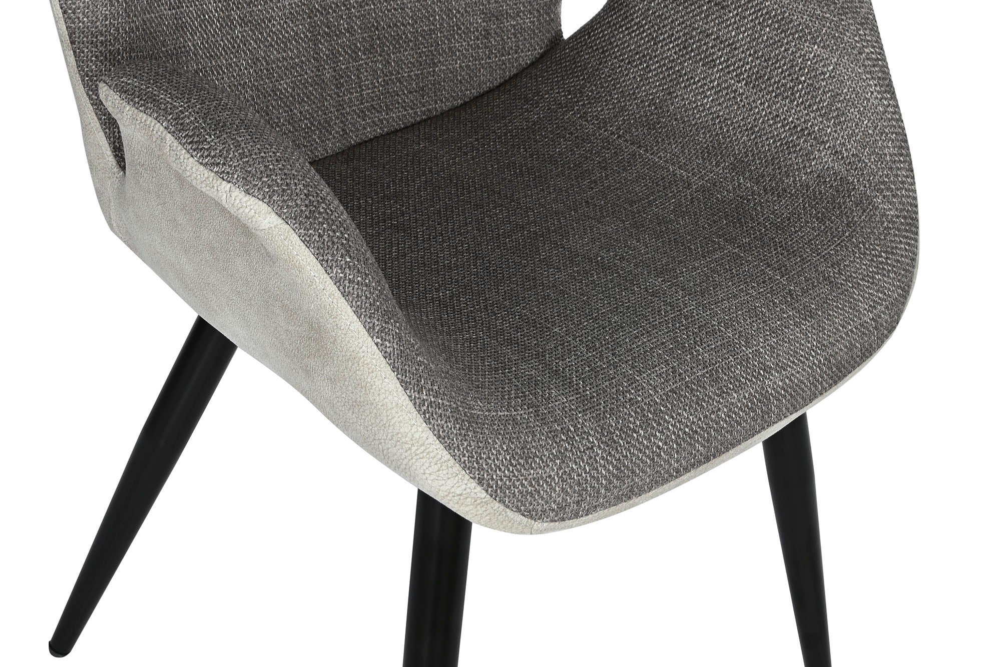 Silla Pu Metal 62X62X84 Gris Oscuro
