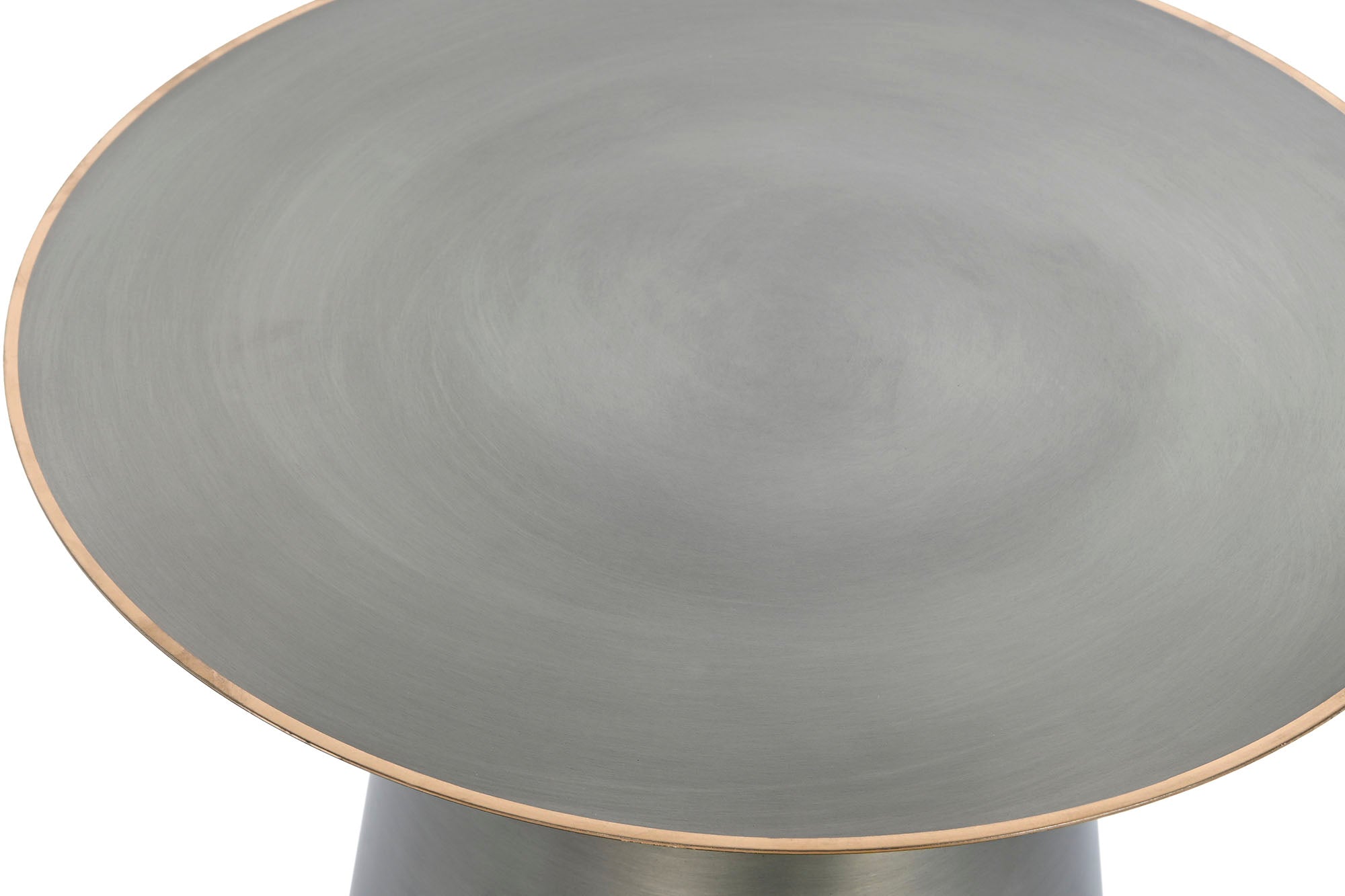 Metal Side Table 60x60x37 Nickel Plated