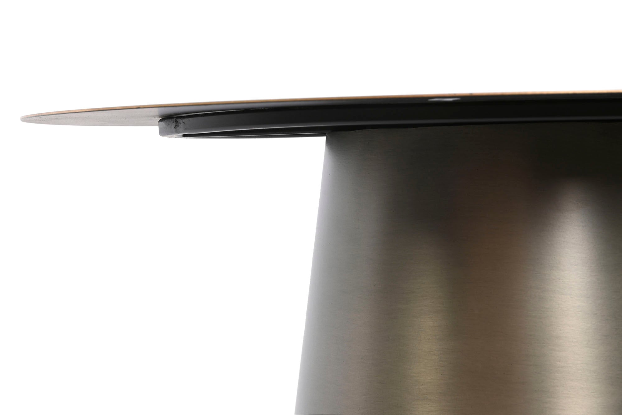 Metal Side Table 60x60x37 Nickel Plated