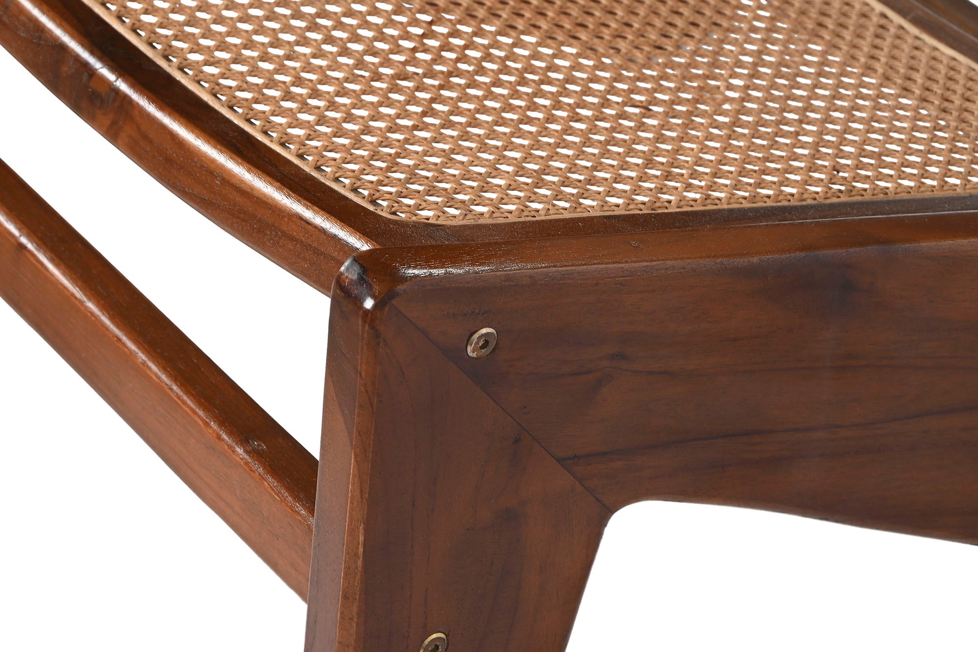 Teak Rattan Armchair 60X77X71 Dark Brown