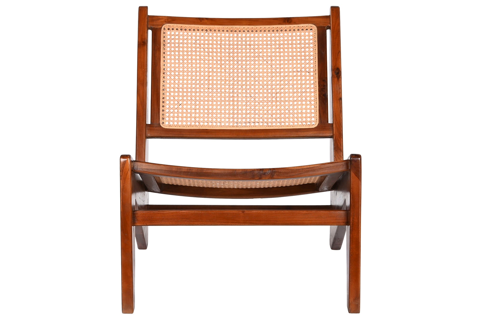 Teak Rattan Armchair 60X77X71 Dark Brown