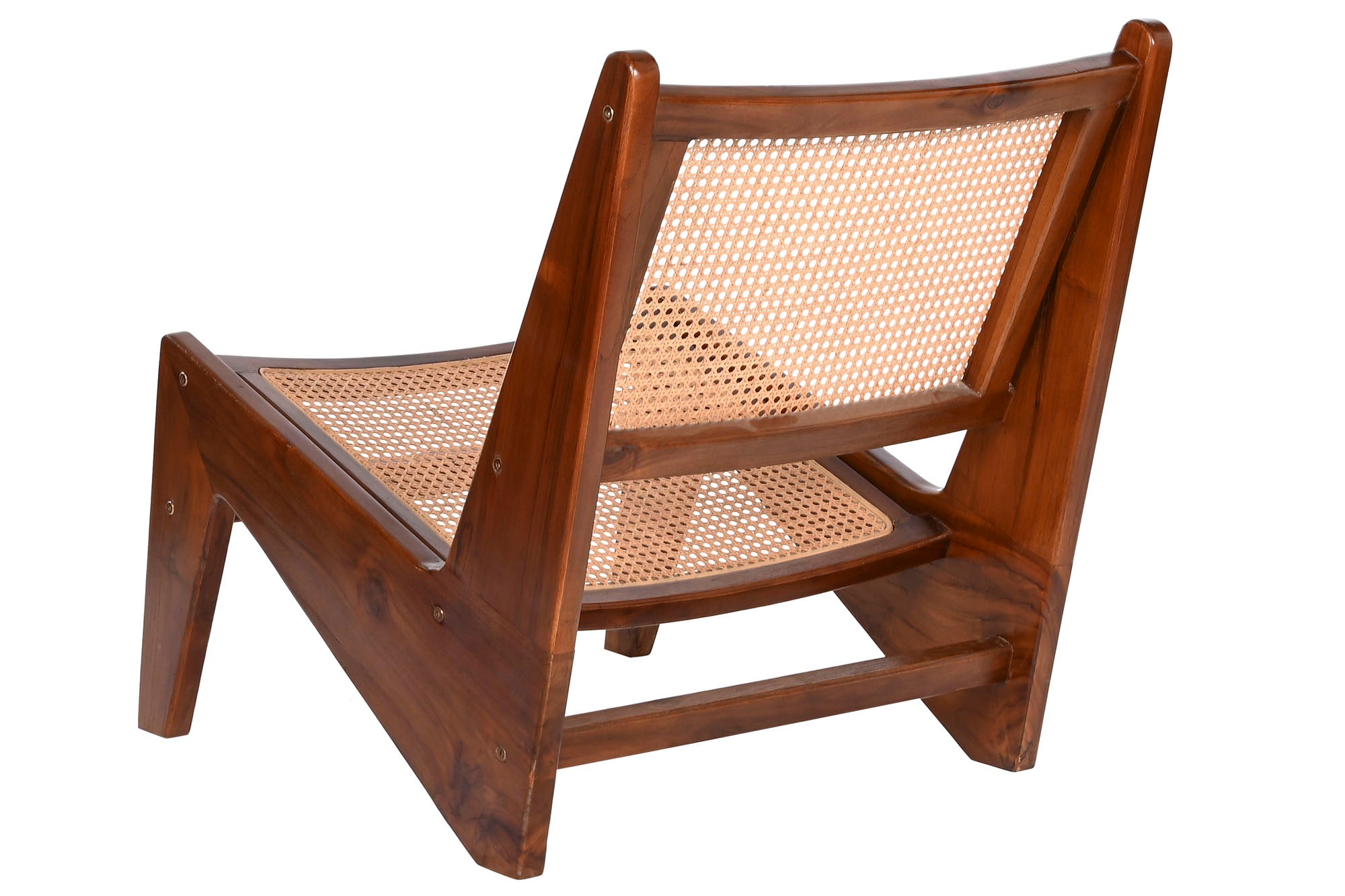 Teak Rattan Armchair 60X77X71 Dark Brown
