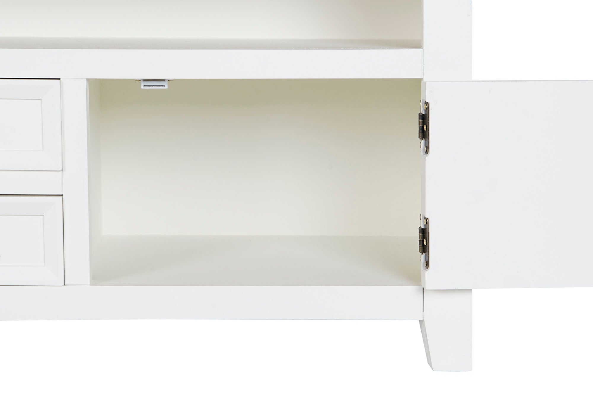 Mueble Tv Paulownia 134,5X35X53,5 2Caj, Beige