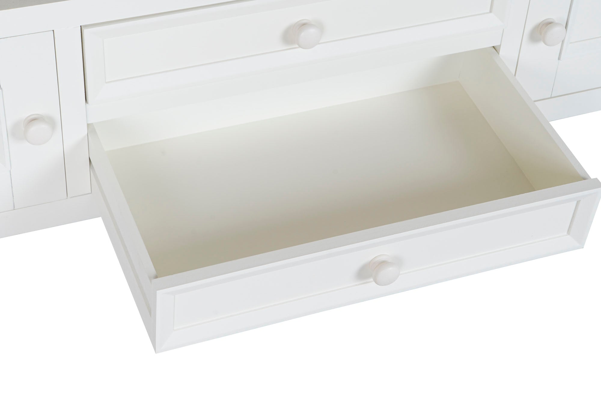Mueble Tv Paulownia 134,5X35X53,5 2Caj, Beige