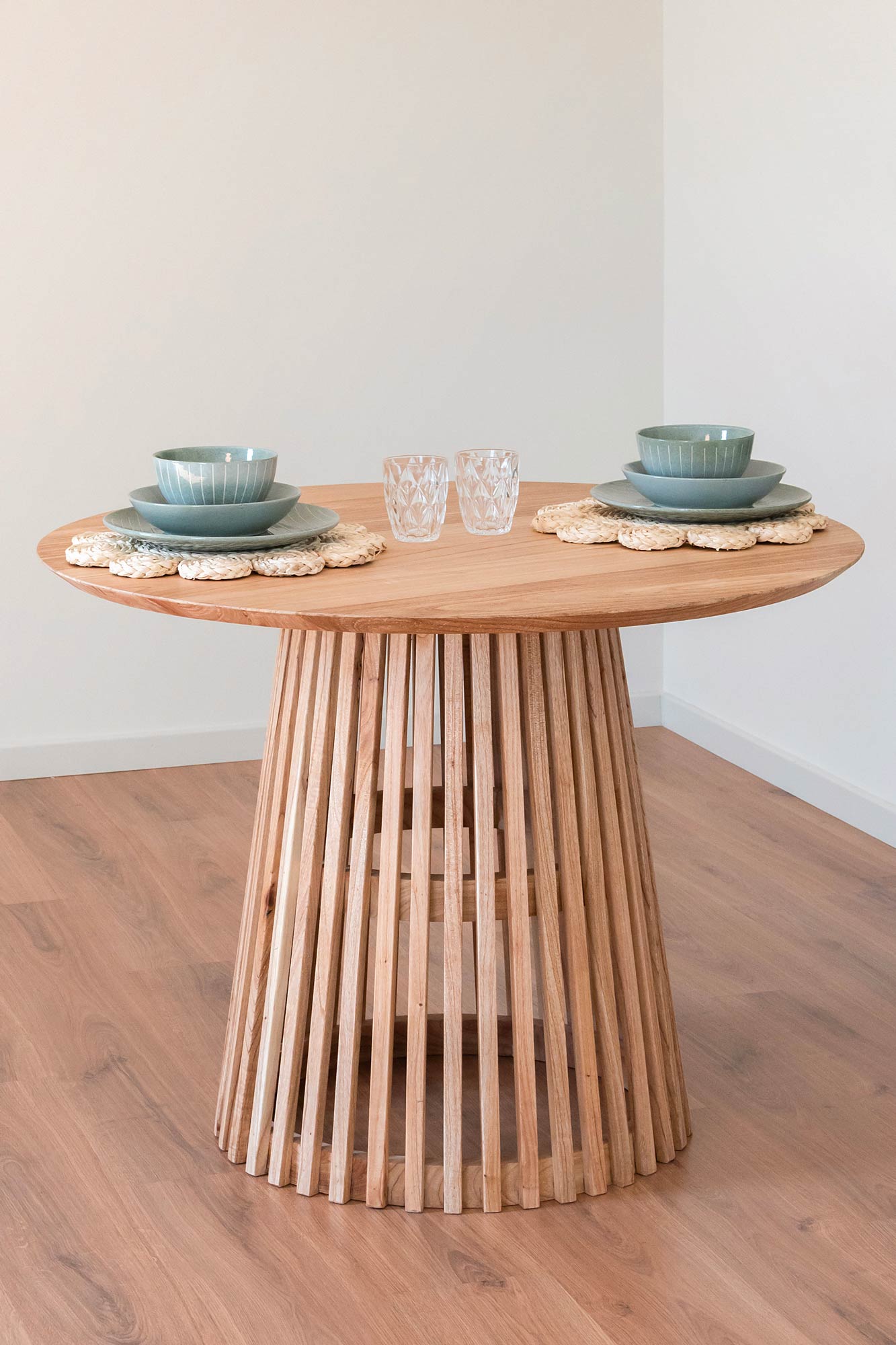 Mesa Comedor Mindi 100X100X78 20,71 Natural