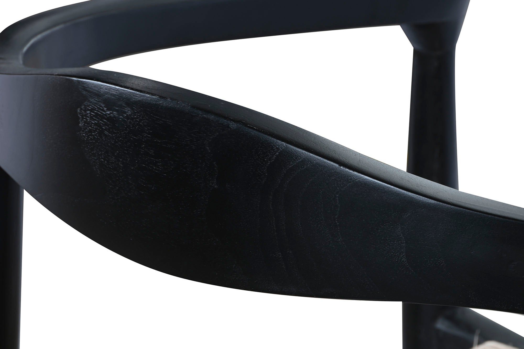 Teak Rattan Chair 59X55X81 Black