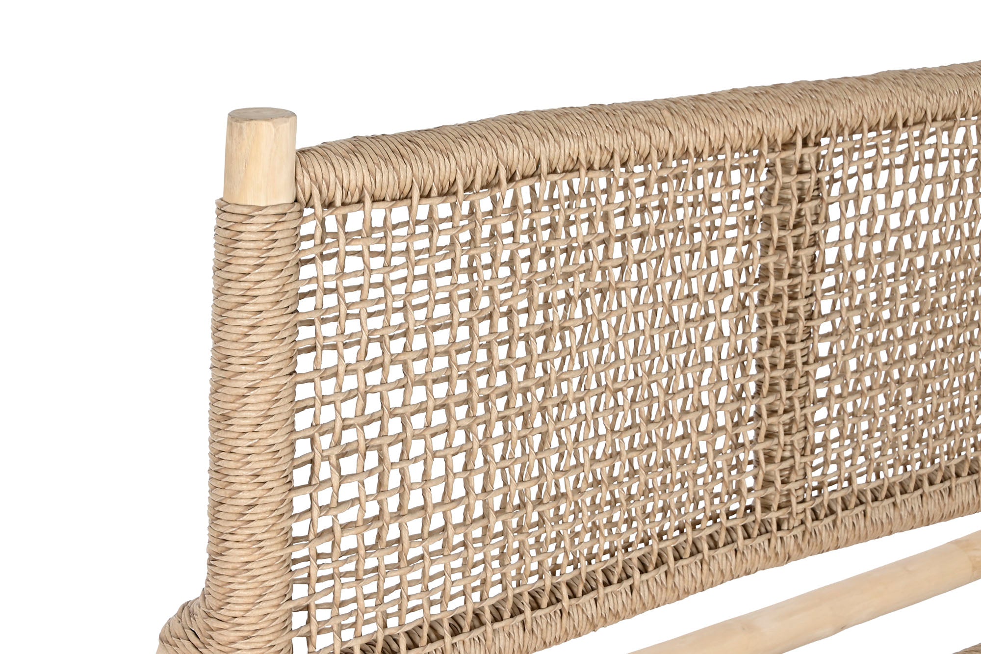 Poltrona em fibra de teca 120X81X84 Natural