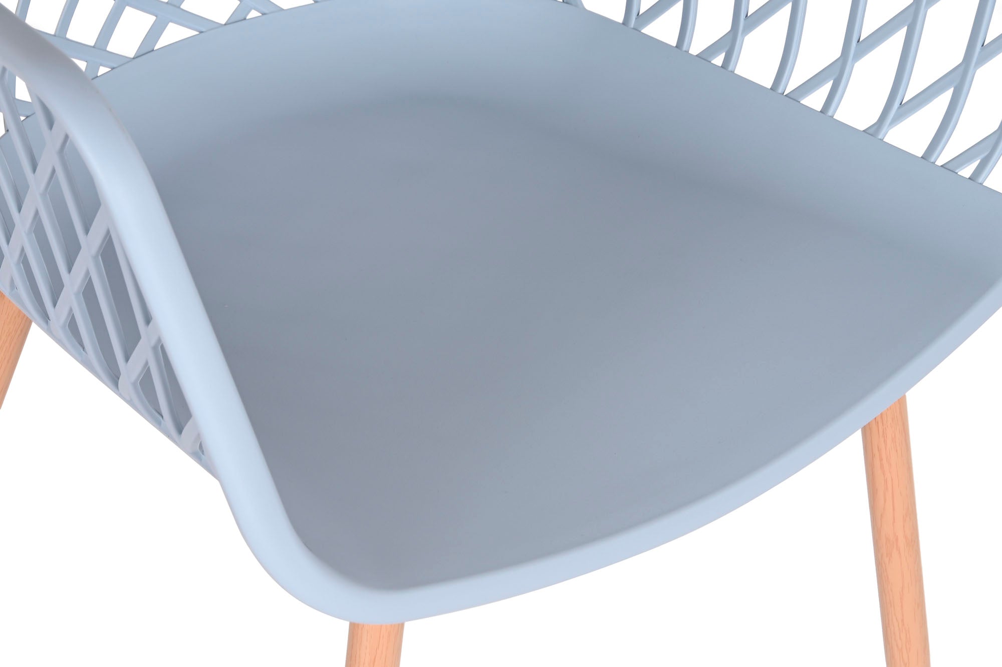 Pp Metal Chair 54X58X85 Light Blue