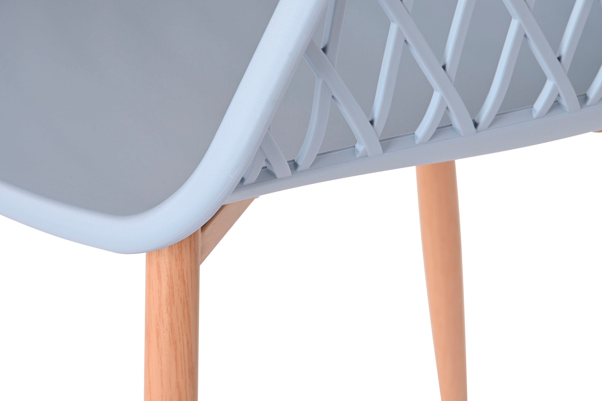 Pp Metal Chair 54X58X85 Light Blue