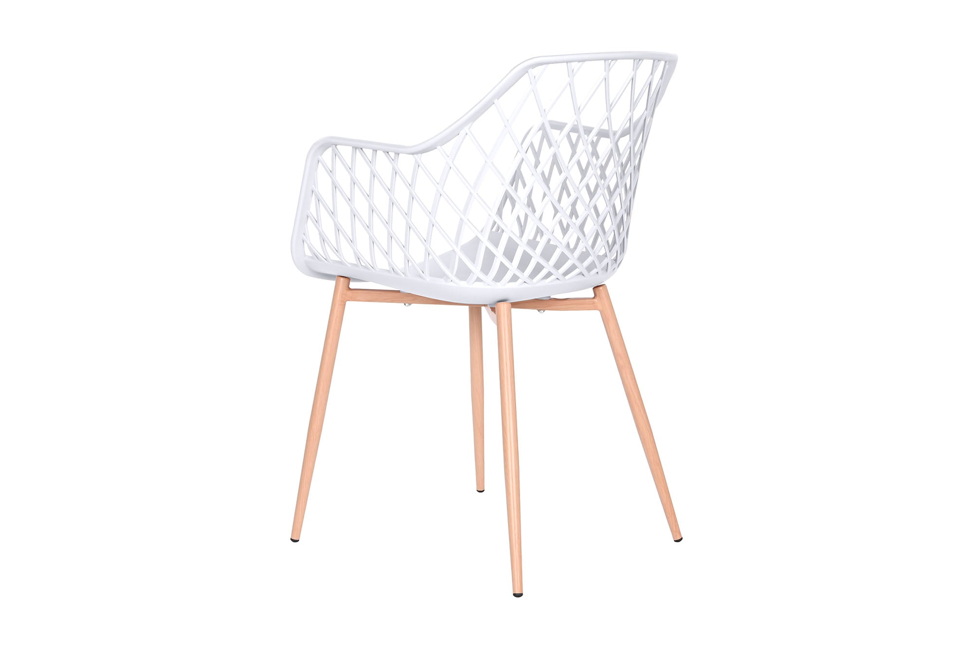 Pp Metal Chair 54X58X85 White