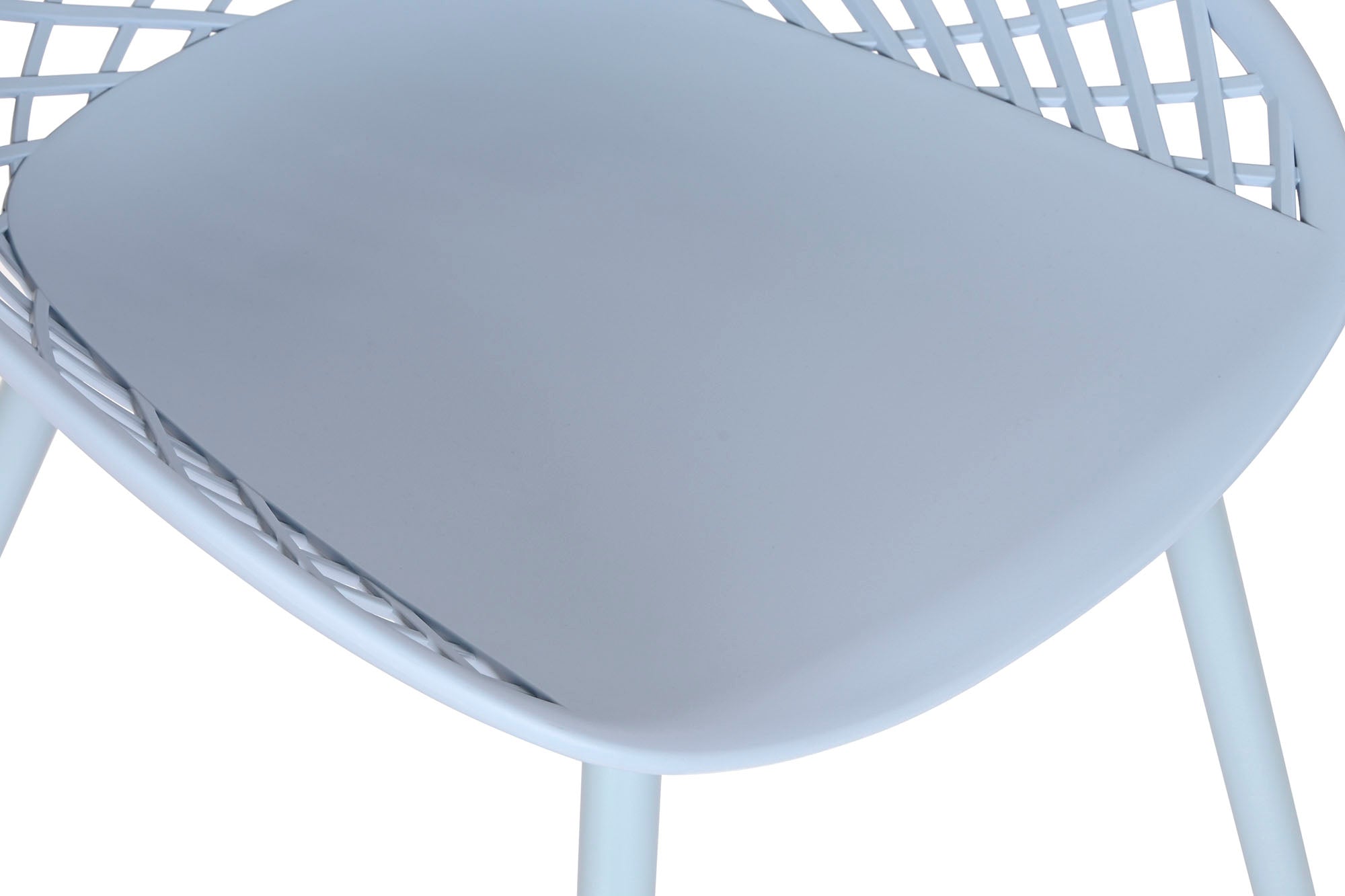 Pp Metal Chair 48.5X55X83.5 Light Blue