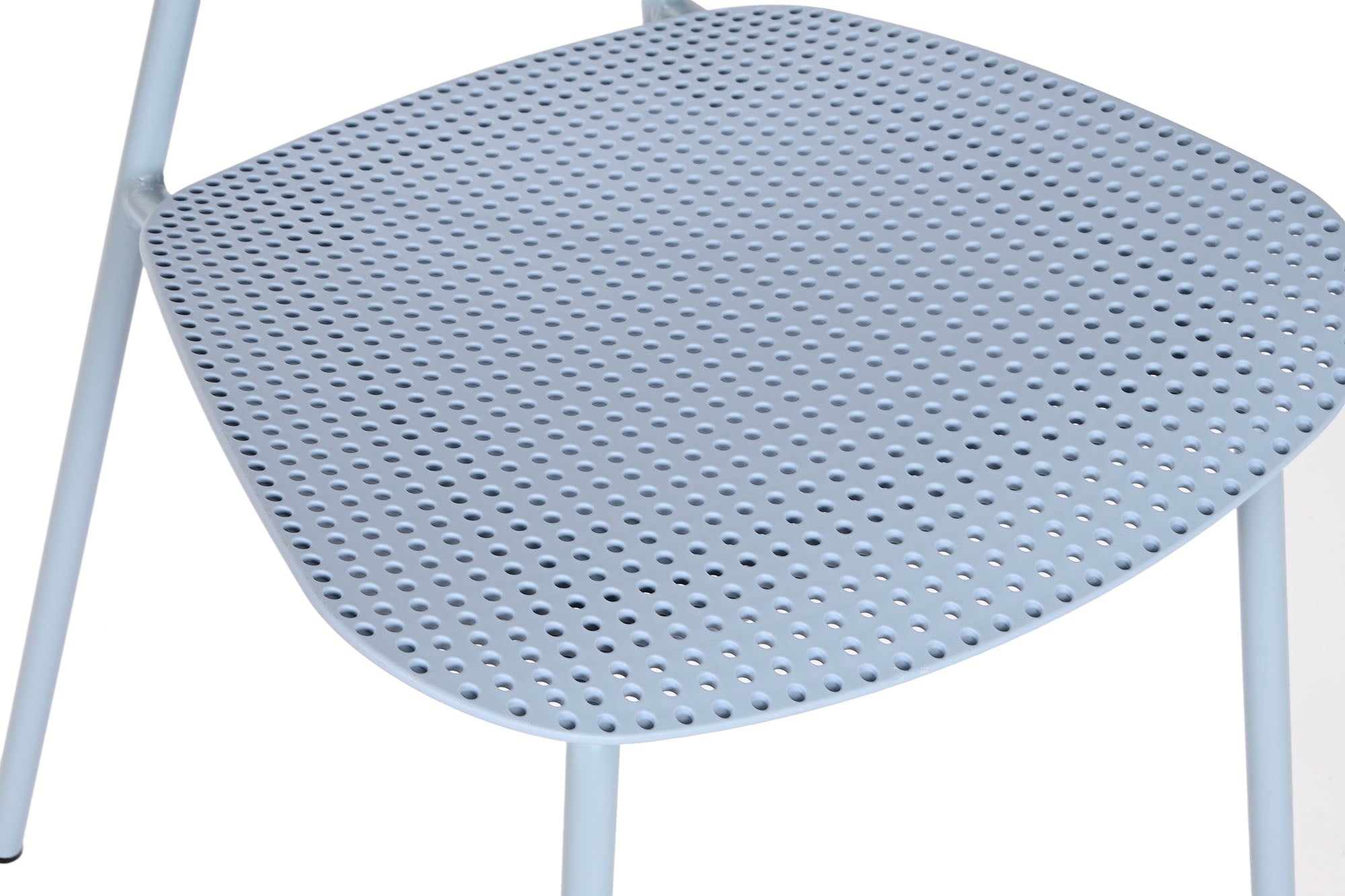 Silla Pp Metal 51,5X46X79 Azul Celeste