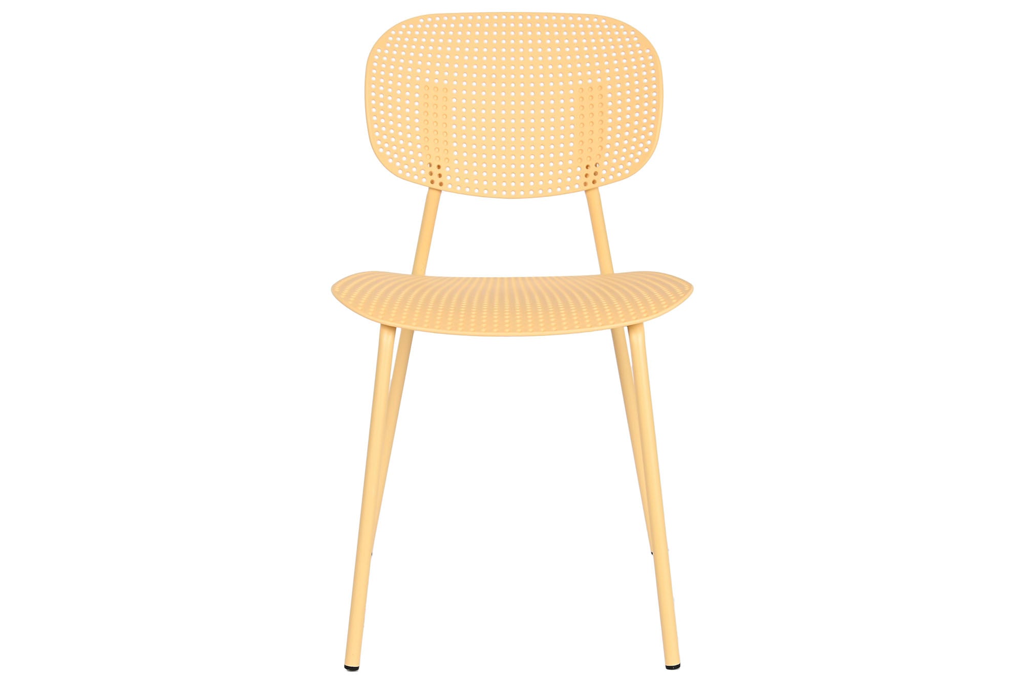 PP Metal Chair 51.5X46X79 Yellow