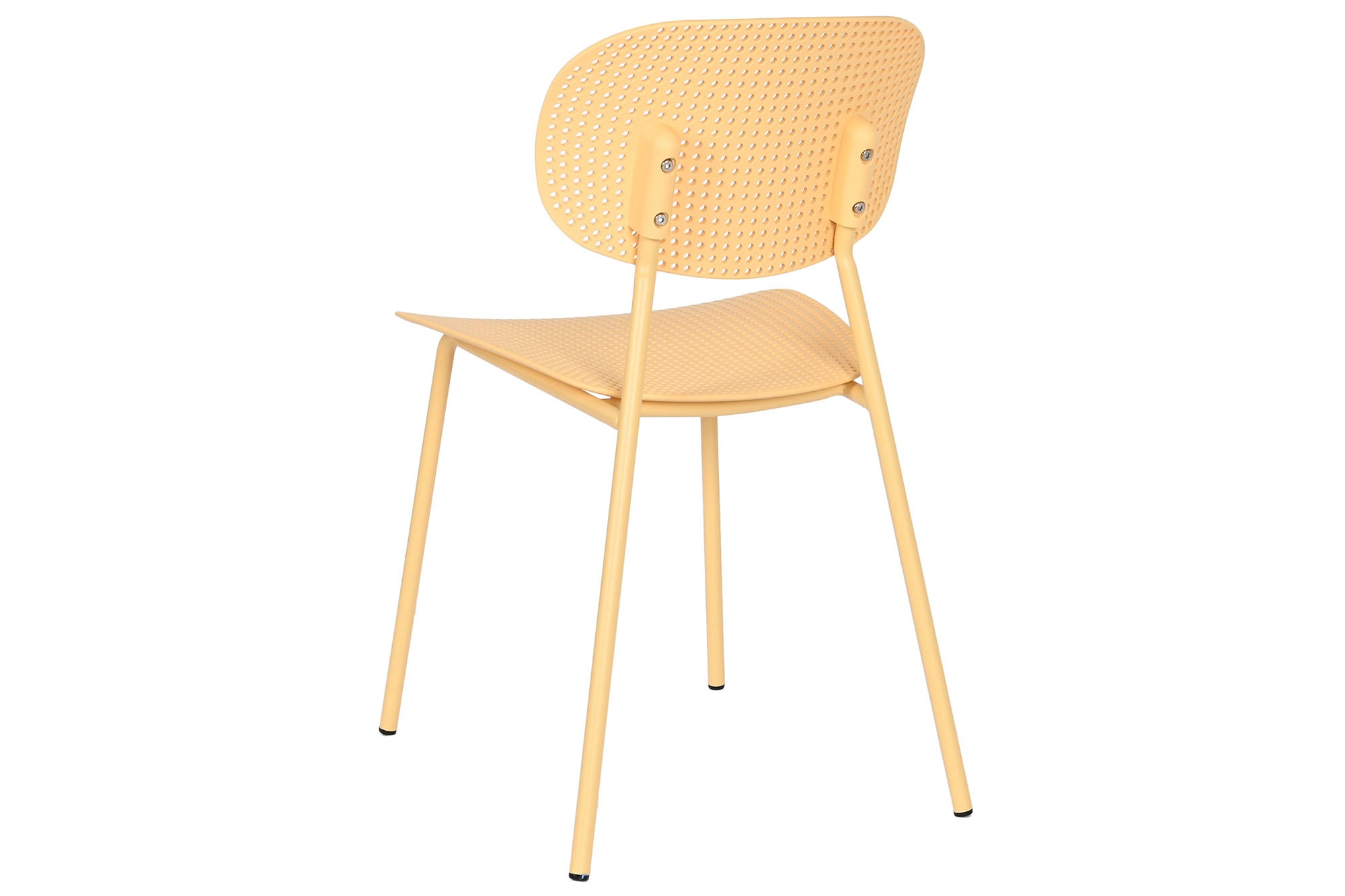 PP Metal Chair 51.5X46X79 Yellow