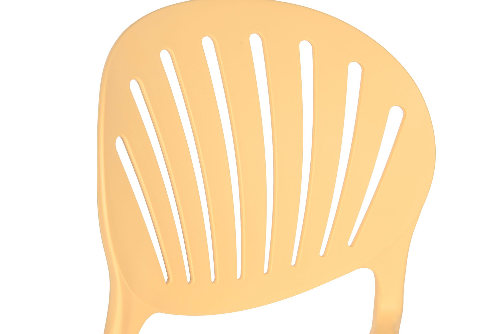PP Chair 44.5X55.5X81 UV Treatment Yellow
