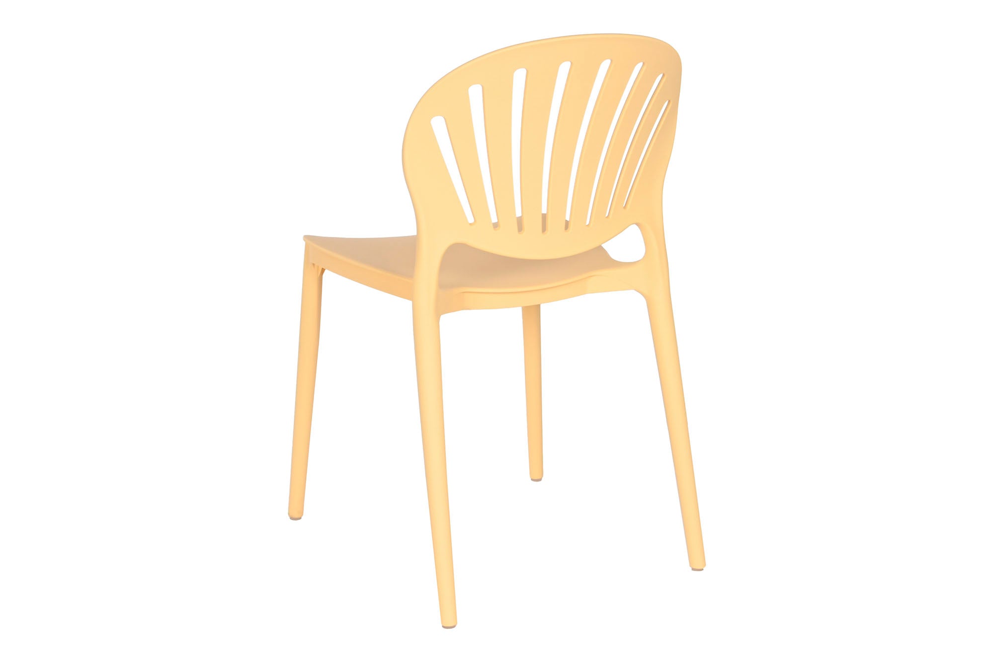 PP Chair 44.5X55.5X81 UV Treatment Yellow