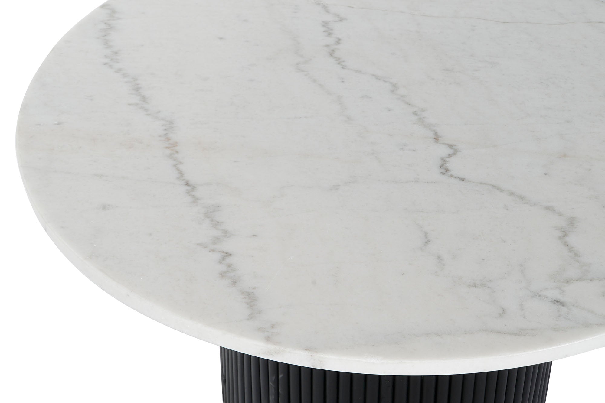 Mesa Centro Marmol Mdf 80X80X42 Blanco