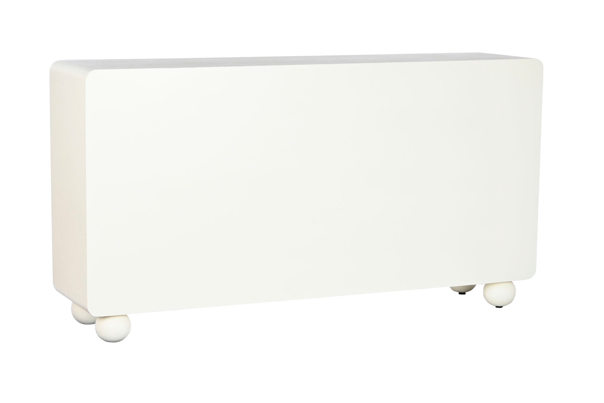 Buffet Mdf 160X37X85 4Puertas 3D Blanco