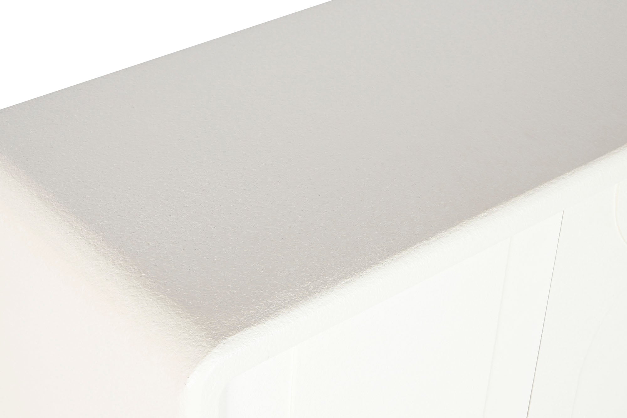 Comoda Mdf 80X37X86 2 Puerta 3D Blanco