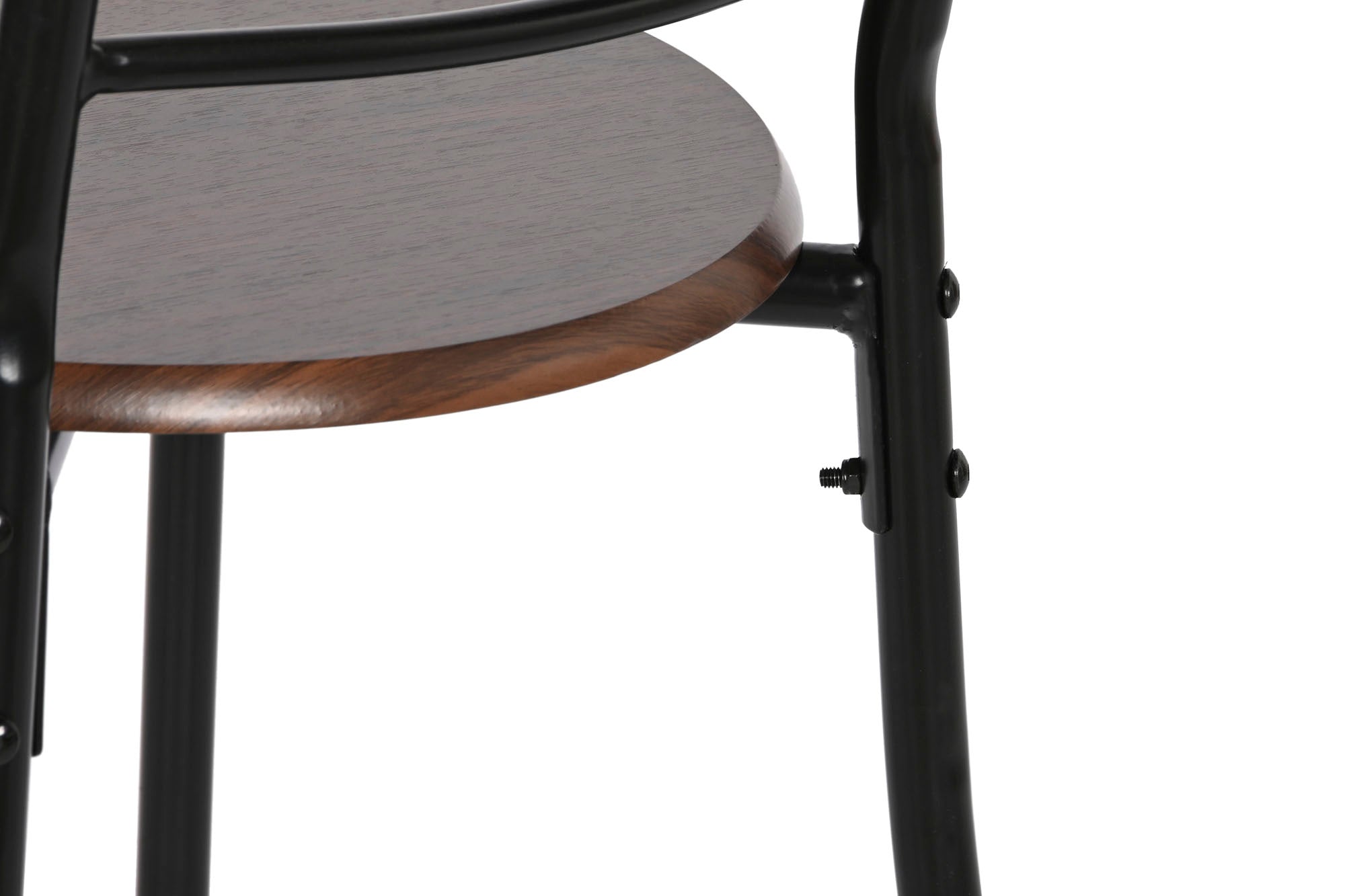 Conjunto de Mesa 5 Mdf Metal 121X55X78 Preto