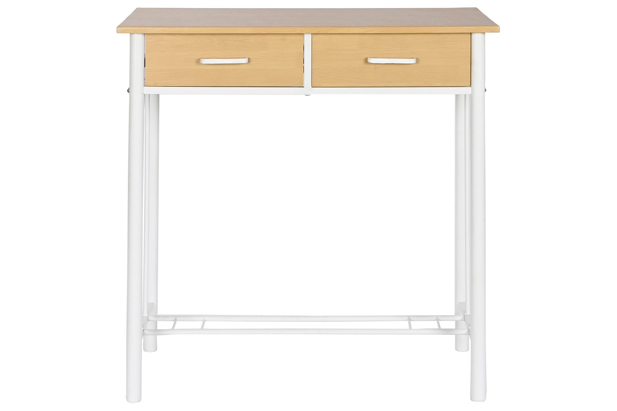 Mesa Set 3 Metal Mdf 80X50X84 32X32X45 Natural