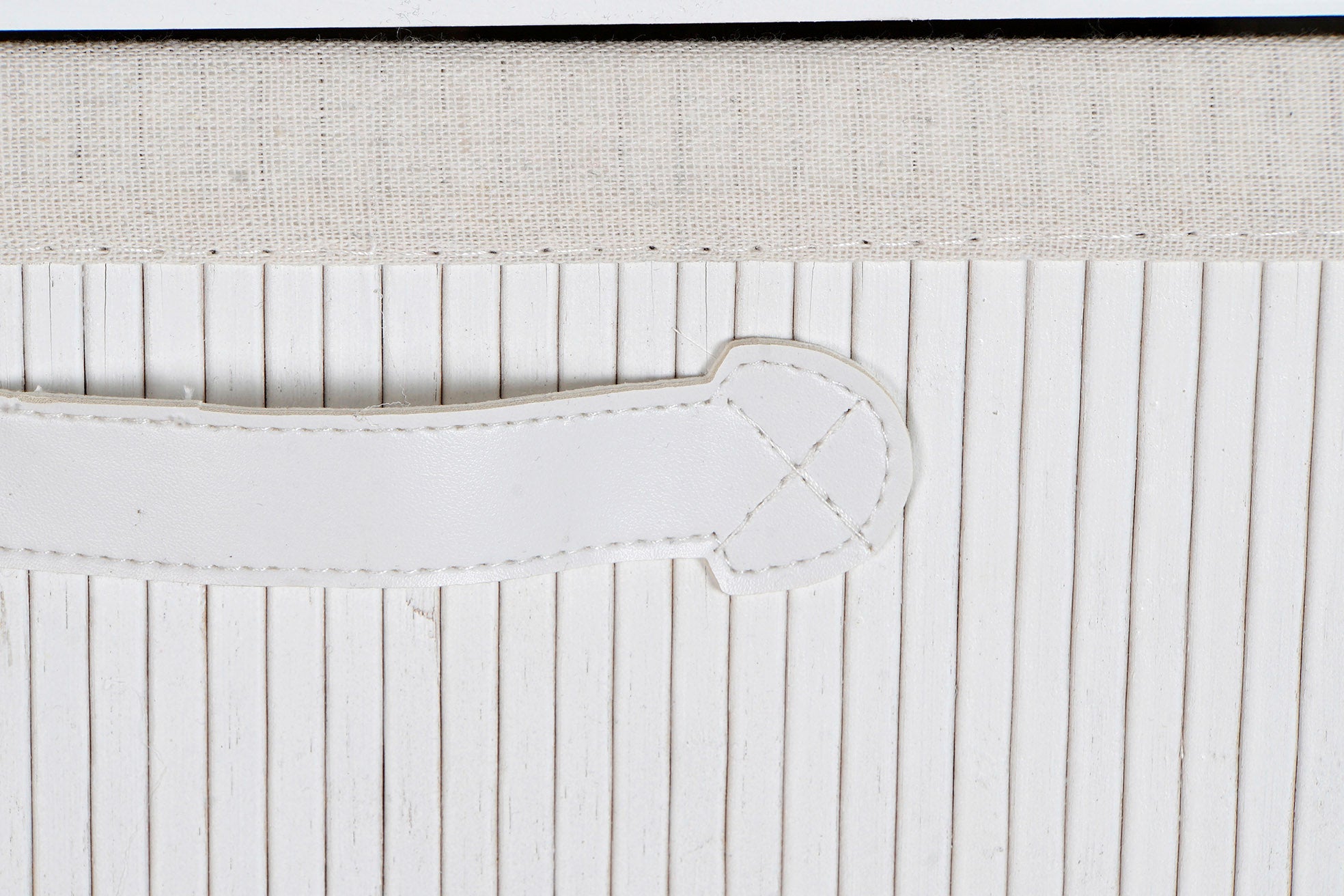 Cajonera Bambu Paulownia 42X32X98 Blanco