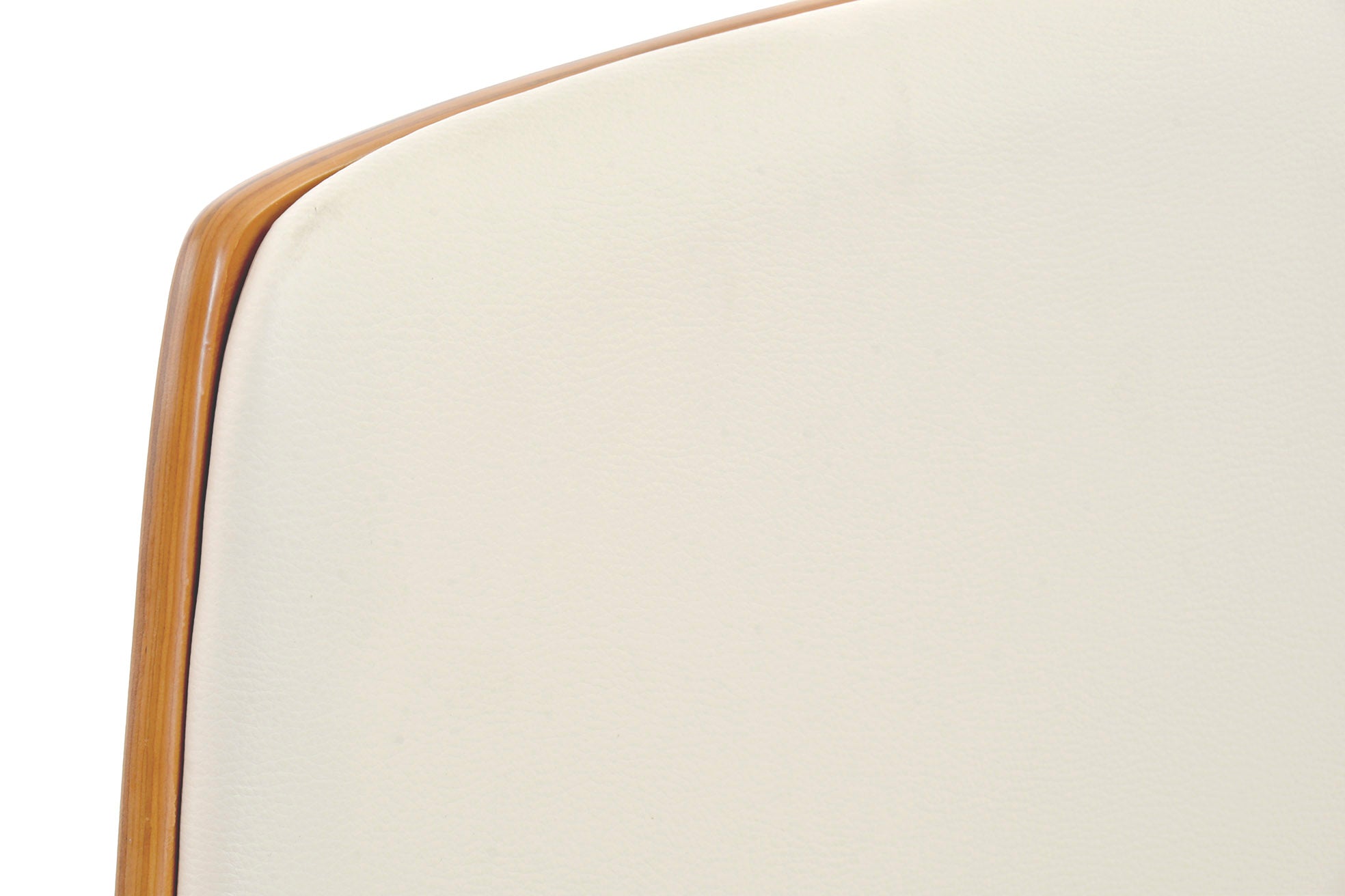 Silla Pu Nogal 52X58,5X98 Ajustable Cromado Crema