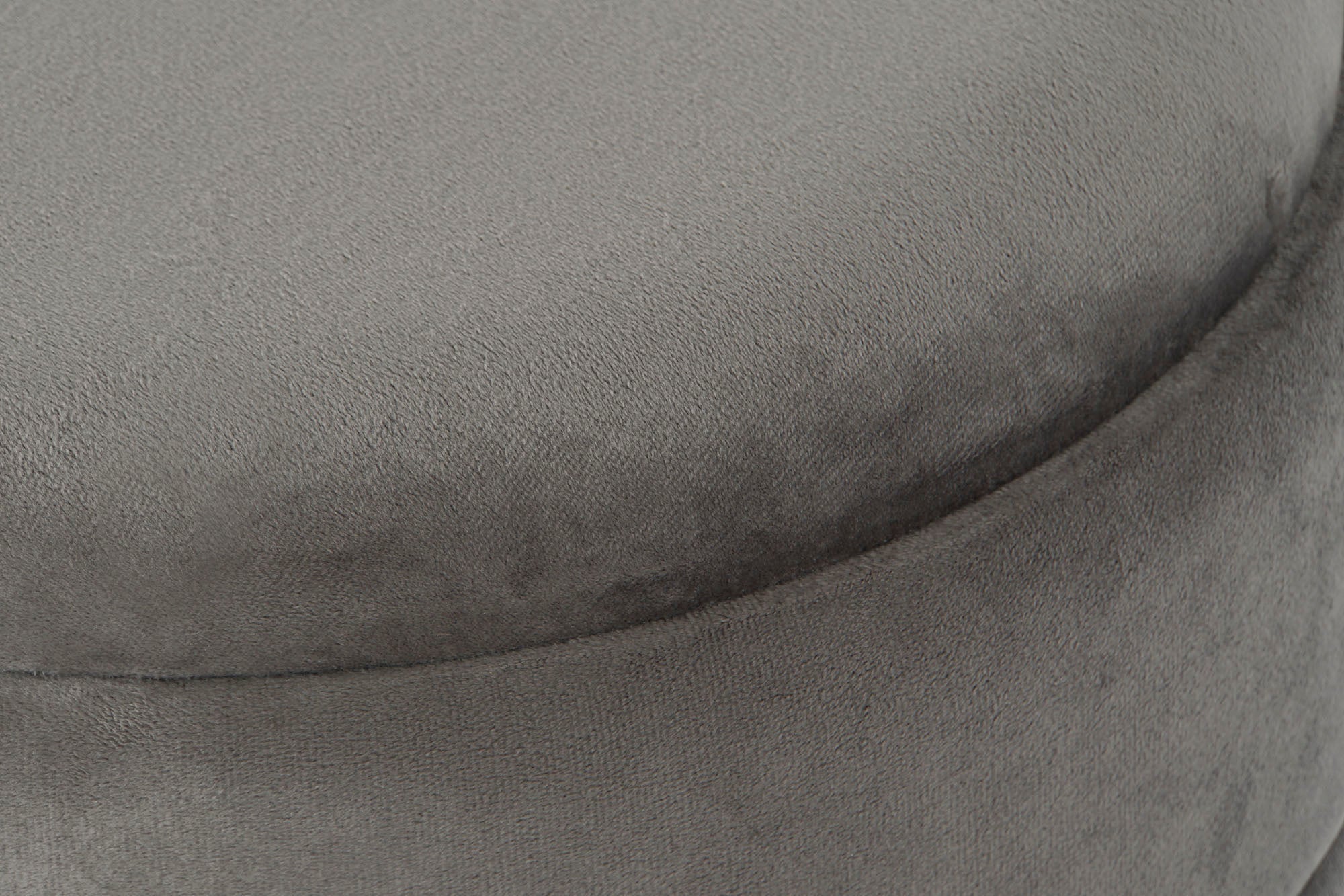 Polyester Metal Footrest 38X38X41 Velvet