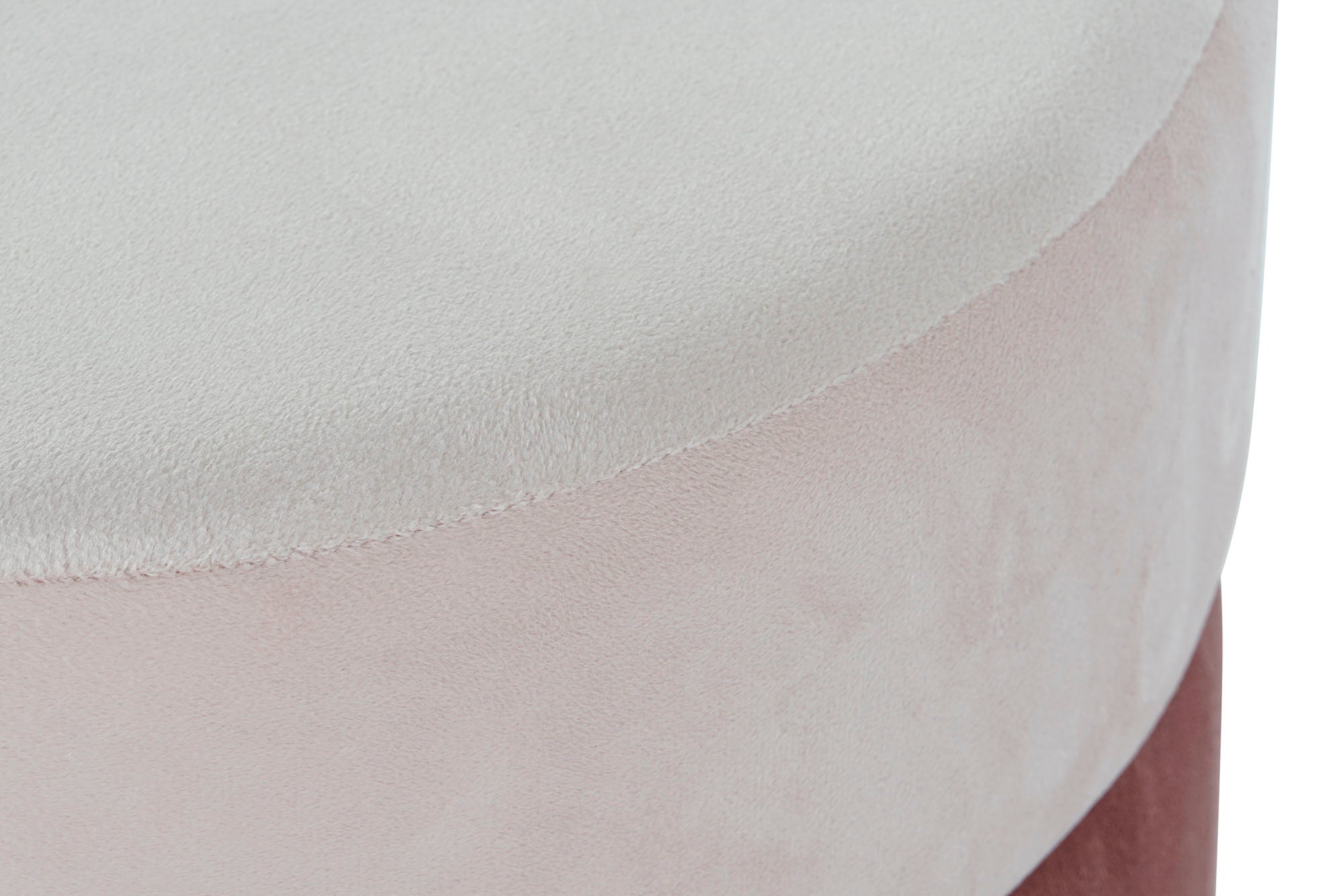 Polyester Metal Footrest 48X48X47 Velvet